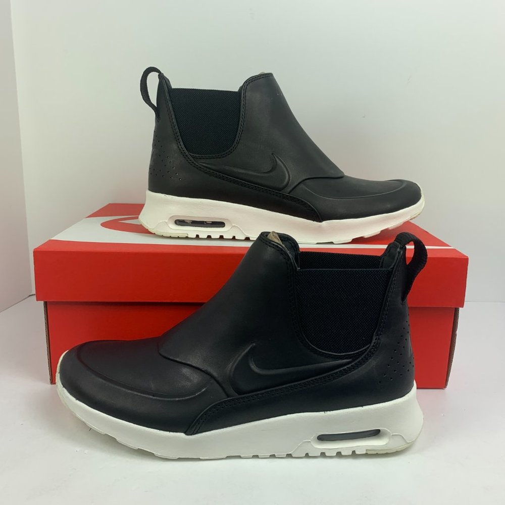 Nike Air Max Thea Mid Boot Black/Reflect Silver 859550-001 Womens Size